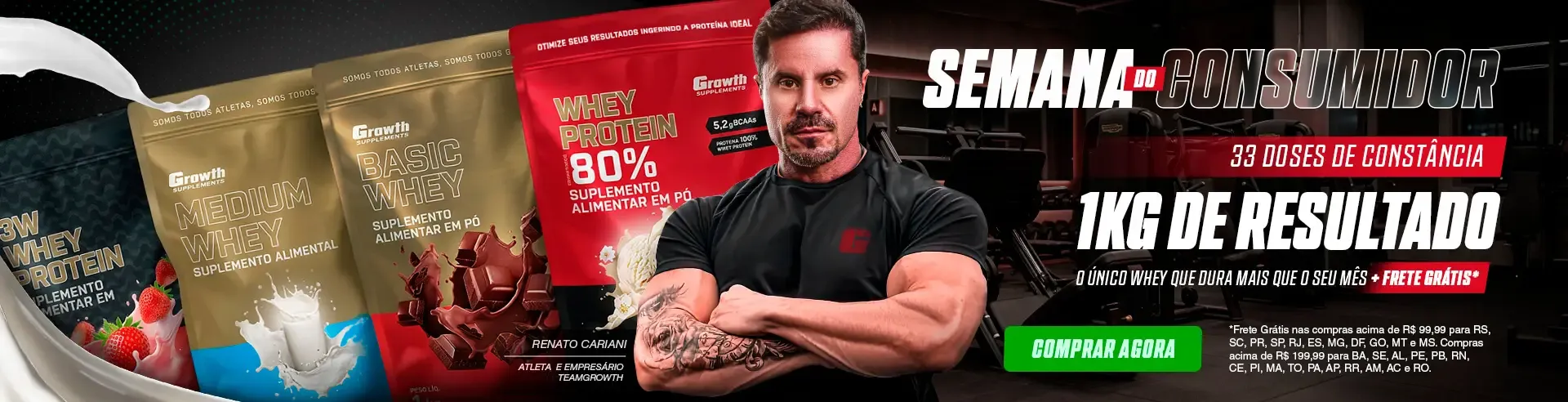 Semana do consumidor - Growth Supplements