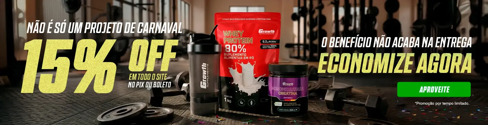 Mais que um projeto de Carnaval - Growth Supplements