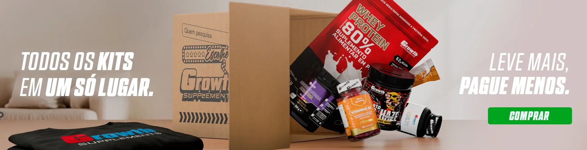 Todos os Kits em um só lugar - Growth Supplements