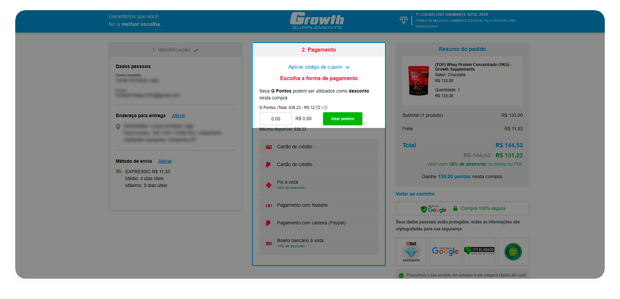 Cashback GPontos Passo a passo 3