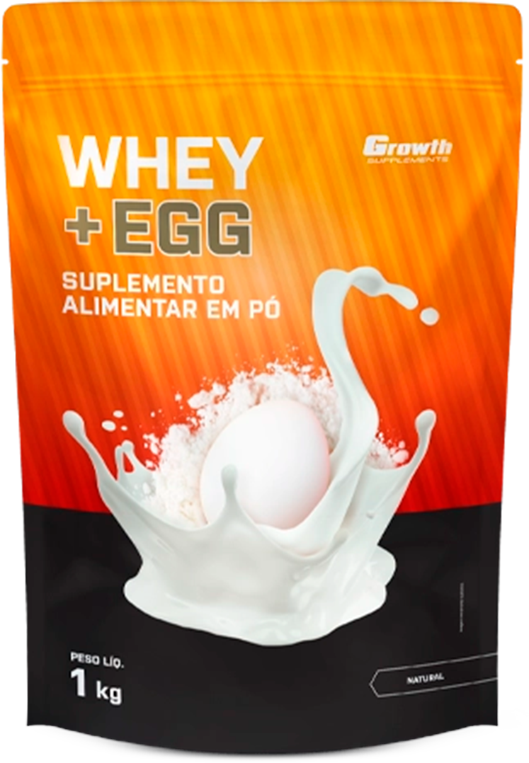 Foto da embalagem do Whey + Egg