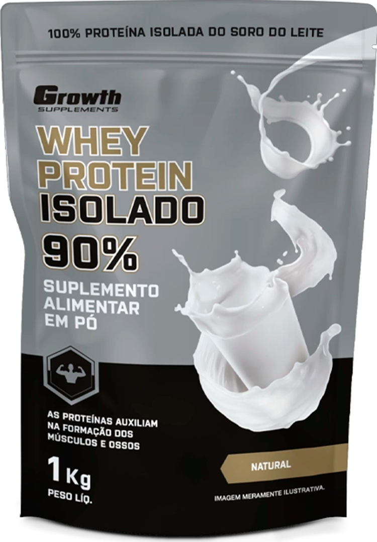 Foto da embalagem do Whey Protein Isolado